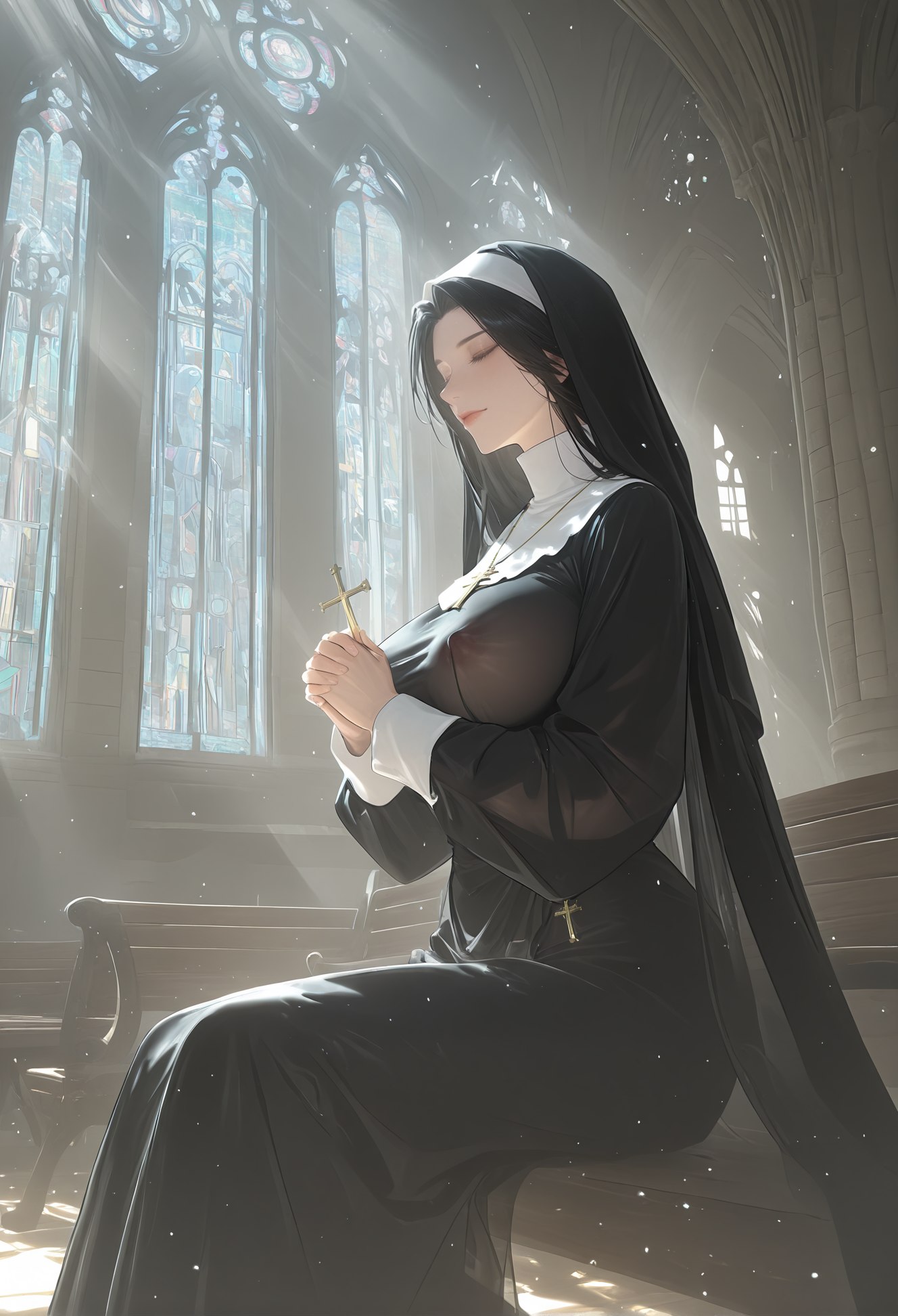 轻熟风 圣女的接待 1